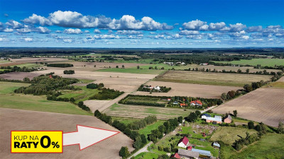 Dargikowo - działka budowlanea 45 km od morza - na - Dargikowo  - Zachodniopomorskie