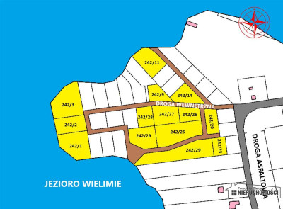 Wyjątkowe uzbrojone działki nad jeziorem Wielimie - Szczecinek  -
Zachodniopomorskie Zdjęcie nr 7