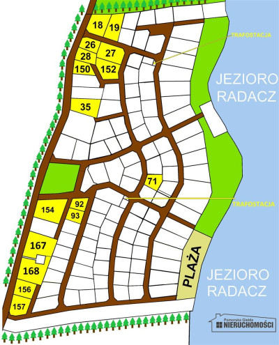 Radacz  działki budowlane nad jeziorem - Radacz  -
Zachodniopomorskie Zdjęcie nr 4