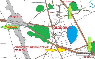 NA RATY działka budowlana 35 km od Koszalina - Gło - Głodowa  -
Zachodniopomorskie Zdjęcie nr 4