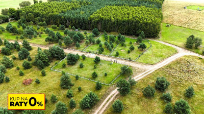 NA RATY Ogrodzone działki blisko jez Dołgie - Dołgie  - Zachodniopomorskie