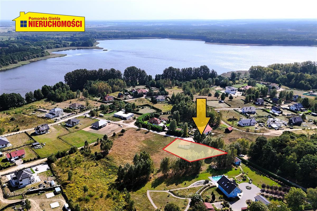 Zabudowana działka blisko jeziora i plaży - Radacz   -
Zachodniopomorskie Zdjęcie nr 1