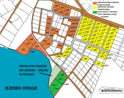 Działka z pięknym widokiem na jezioro Dołgie - Dołgie   -
Zachodniopomorskie Zdjęcie nr 9