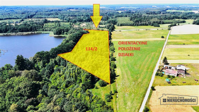 Duża działka siedliskowa nad Jeziorem Kiełpino - Kiełpino  -
Zachodniopomorskie Zdjęcie nr 2