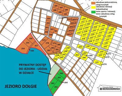 Działka z pięknym widokiem na jezioro Dołgie - Dołgie   -
Zachodniopomorskie Zdjęcie nr 10