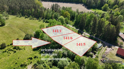 Działka budowlana na wsi ok 50 km od morza i Miel - Tyczewo   -
Zachodniopomorskie Zdjęcie nr 2