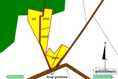 Działki na uboczu wsi sprzedaż na raty bez banku - Mieszałki   -
Zachodniopomorskie Zdjęcie nr 4