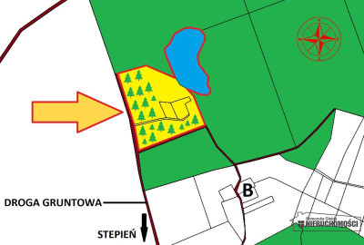 Urokliwa działka siedliskowa z własnym jeziorkiem - Kazimierz   -
Zachodniopomorskie Zdjęcie nr 3