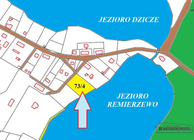 Duża działka z 50 metrową linią brzegową i z widok - Dziki   -
Zachodniopomorskie Zdjęcie nr 3