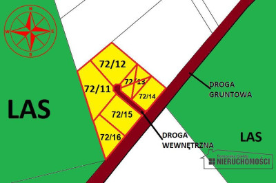 Działka budowlana położona pod lasem - Biskupice   -
Zachodniopomorskie Zdjęcie nr 13