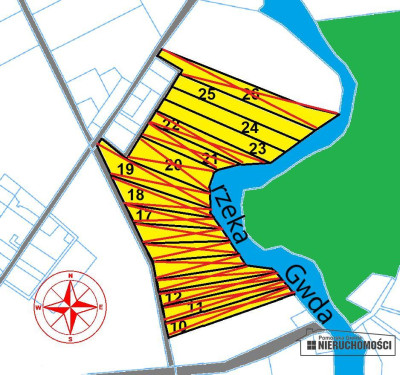 Działka nad rzeką Gwda w Lubnicy gm Okonek - Lubnica   -
Wielkopolskie Zdjęcie nr 4