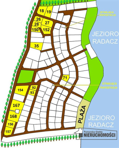 Radacz - działka budowlana nad jeziorem - Radacz   -
Zachodniopomorskie Zdjęcie nr 11