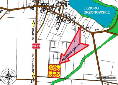 Działki budowlane na skraju wsi w pobliżu jezior - Drzonowo   -
Zachodniopomorskie Zdjęcie nr 12