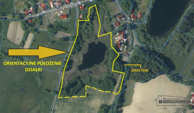 Duża działka siedliskowa ze stawem - Kusowo   -
Zachodniopomorskie Zdjęcie nr 3