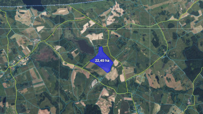 Działka z Warunkami Zabudowy 2245 ha  Żabin gm Banie Mazurskie - Żabin  -
warmińsko-mazurskie Zdjęcie nr 3