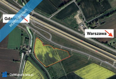 25 ha przy S7  teren inwestycyjny  magazynowy 10 min od Gdańska - Cedry Małe  -
pomorskie Zdjęcie nr 4