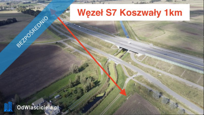 25 ha przy S7  teren inwestycyjny  magazynowy 10 min od Gdańska - Cedry Małe  -
pomorskie Zdjęcie nr 5