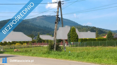 działka budowlana na sprzedaż gmina Lipowa powżywiecki - Lipowa  -
śląskie Zdjęcie nr 2