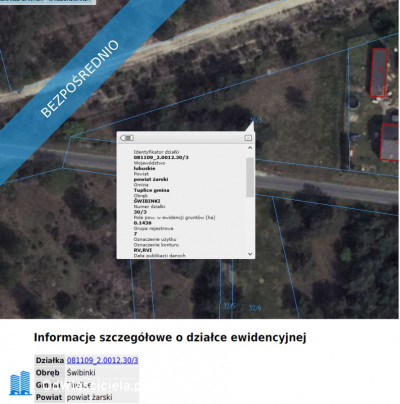 Działka 1 436 m Świbinki - Świbinki  -
lubuskie Zdjęcie nr 8