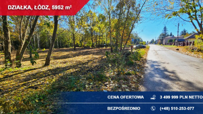 Działka inwestycyjna pod segmenty bliźniaki hotel  TOP lokalizacja - Łódź  -
łódzkie Zdjęcie nr 3