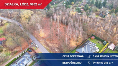 Działka inwestycyjna pod segmenty bliźniaki hotel  TOP lokalizacja - Łódź  -
łódzkie Zdjęcie nr 5