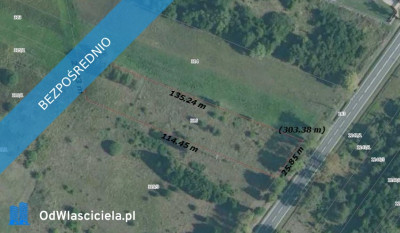 Działka 3200 m2 budowlana pod firmę działalność inwestycyjna warunki zabudowy WZ na 3 domy - Dęba  - świętokrzyskie