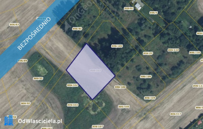 Działka 806103 wraz z udziałem w Jarogniewie - Jarogniew  - zachodniopomorskie