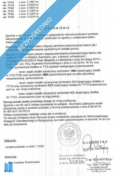 Sprzedam działki w Sosnowcu Wielkim kRynarzewa - Rynarzewo  -
kujawsko-pomorskie Zdjęcie nr 14