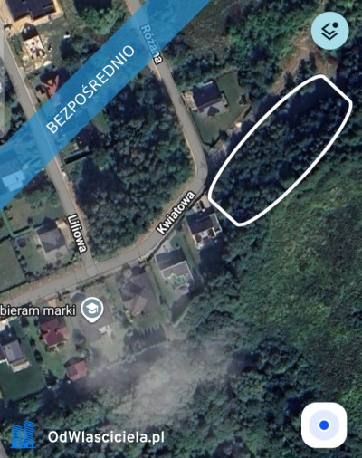 Działka Rzgów Gospodarz ul Kwiatowa 1520 m2  - Gospodarz  - łódzkie