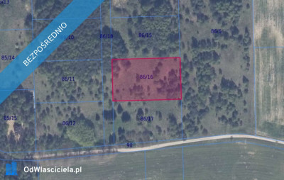 Działka 8616 w Granicznej Wsi wraz z dostępem do drogi - Graniczna Wieś  - pomorskie