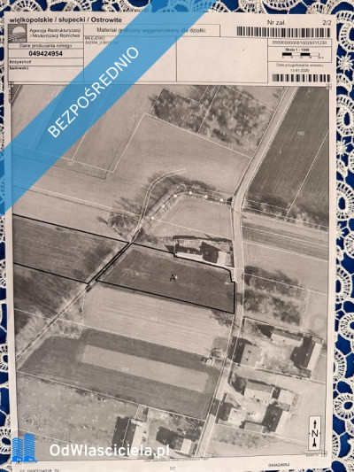 Siedlisko  166 ha z Lasem i Działką Budowlaną  W MILEJEWIE GM OSTROWITE - Milejewo  -
wielkopolskie Zdjęcie nr 4