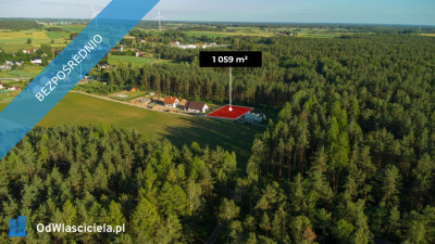 Działka 1059 m pod lasem  Prąd na miejscu  Dom   Usługi  Kłobuczyno - Kłobuczyno  -
pomorskie Zdjęcie nr 2