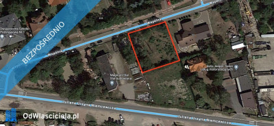 Działka usługowa 1100 m2 Warszawa-Wesoła intensywność 08 - Wesoła  - mazowieckie