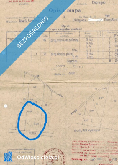 Działki budowlane od 1070m do 1750m2 w pobliżu kurortu mKołobrzeg - Niemierze  -
zachodniopomorskie Zdjęcie nr 11