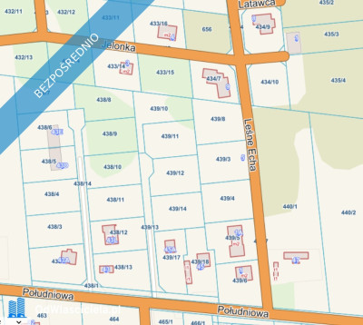Urokliwa działka Żółwin ul Południowa - Żółwin  - mazowieckie