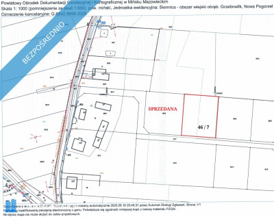 NOWA POGORZEL  MIŃSK MAZOWIECKI DZIAŁKA 1305 M2 - Nowa Pogorzel  -
mazowieckie Zdjęcie nr 3