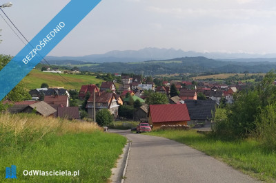 Działka budowlana z panoramicznym widokiem na okolicę i Tatry - Kluszkowce  -
małopolskie Zdjęcie nr 3