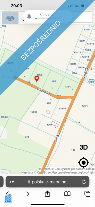 Działka siedliskowabudowlana - Sopieszyno  -
pomorskie Zdjęcie nr 4