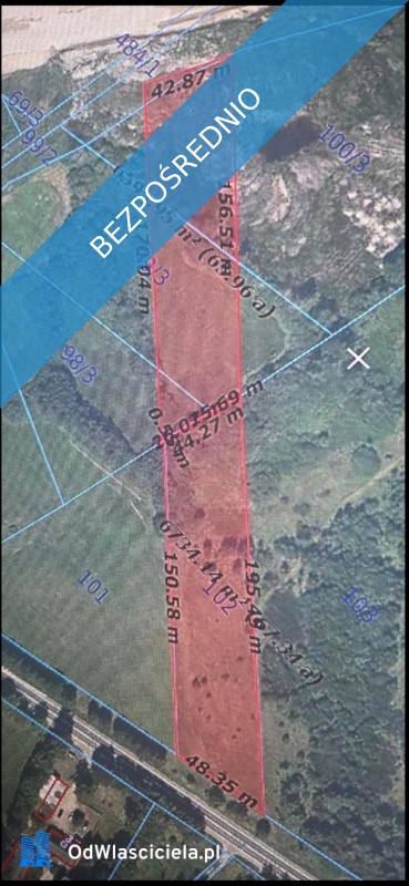 Działka Kawno 6400m2 DK6 droga krajowa nr 6 zachodniopomorskie - Pękanino  -
zachodniopomorskie Zdjęcie nr 2