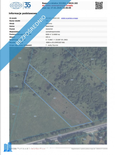 Działka Kawno 6400m2 DK6 droga krajowa nr 6 zachodniopomorskie - Pękanino  -
zachodniopomorskie Zdjęcie nr 4