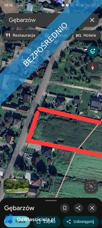 Sprzedam działki budowlane  - Gębarzów  -
mazowieckie Zdjęcie nr 2