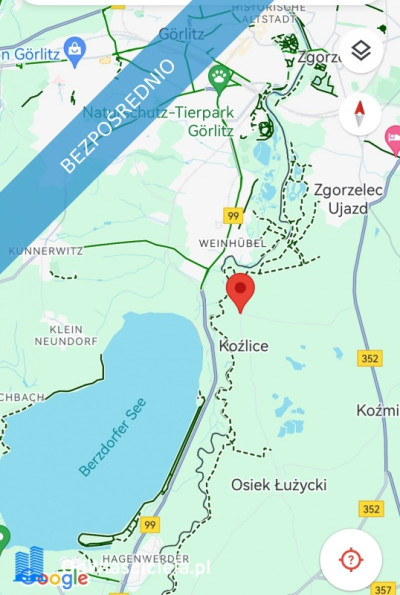 Działka budowlana uzbrojona blisko granicy Koźlice gm  Zgorzelec   - Koźlice  -
dolnośląskie Zdjęcie nr 3