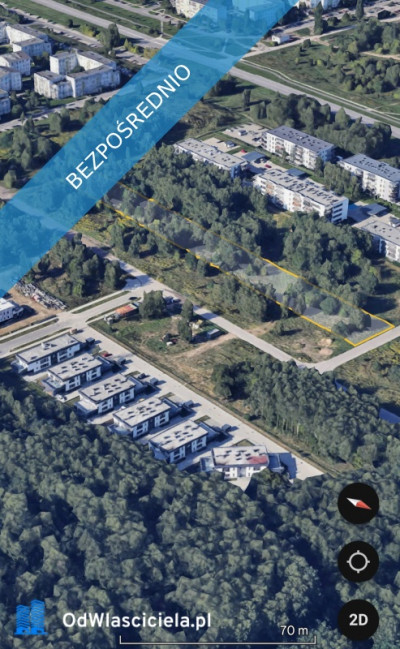 Łódź Widzew  DZIAŁKA INWESTYCYJNA DLA DEWELOPERA Os Janów  - Widzew  - łódzkie
