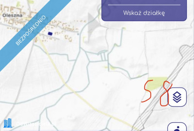 Działka z widokiem na Ślężę blisko S8 - Oleszna  - dolnośląskie