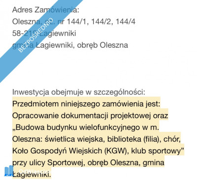 Działka z widokiem na Ślężę blisko S8 - Oleszna  -
dolnośląskie Zdjęcie nr 3