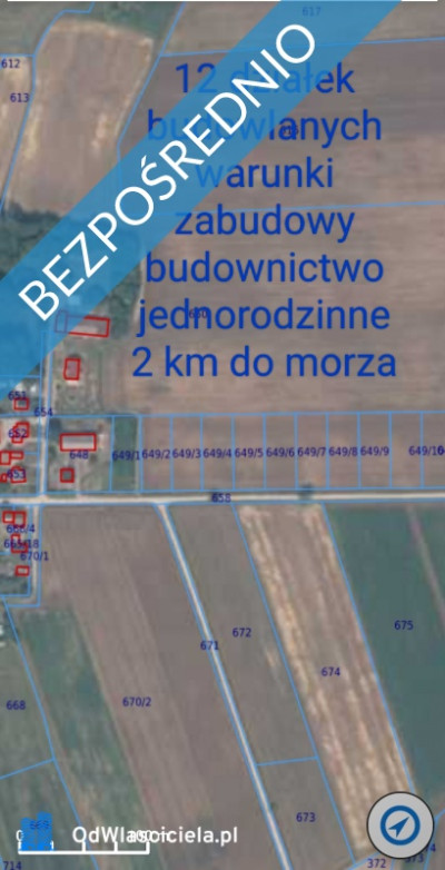 Działka Mieroszyno Władysławowo Jastrzębia Góra -    -
pomorskie Zdjęcie nr 7