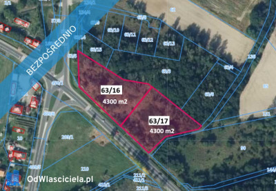 Działki usługowe 2 x 4300 m2 koło Środy Śląskiej -    -
dolnośląskie Zdjęcie nr 2