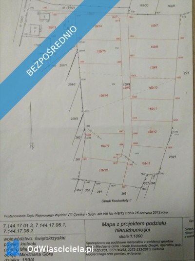 SPRZEDAM DZIAŁKĘ BUDOWLANĄ W MIEDZIANEJ GÓRZE w pięknej okolicy -    -
świętokrzyskie Zdjęcie nr 6