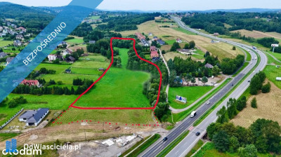Działka komercyjna przy Zakopiance Krzyszkowice - Krzyszkowice  -
małopolskie Zdjęcie nr 2