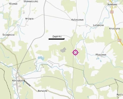 Na sprzedaż działka budowlana - Zagórki -
pomorskie Zdjęcie nr 7